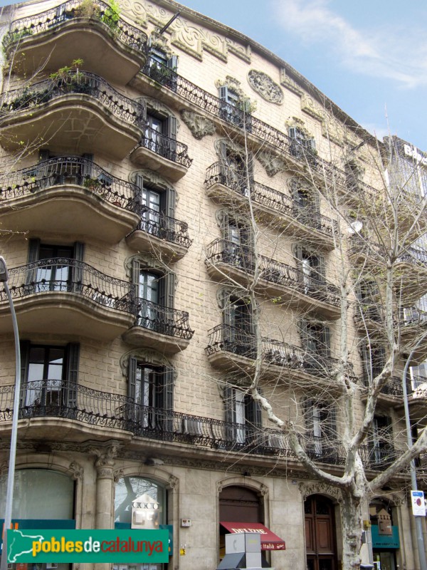 Barcelona - Còrsega, 283 / Balmes, 149 (Foto: Albert Esteves, 2008) Barcelona - Còrsega, 283 / Balmes, 149