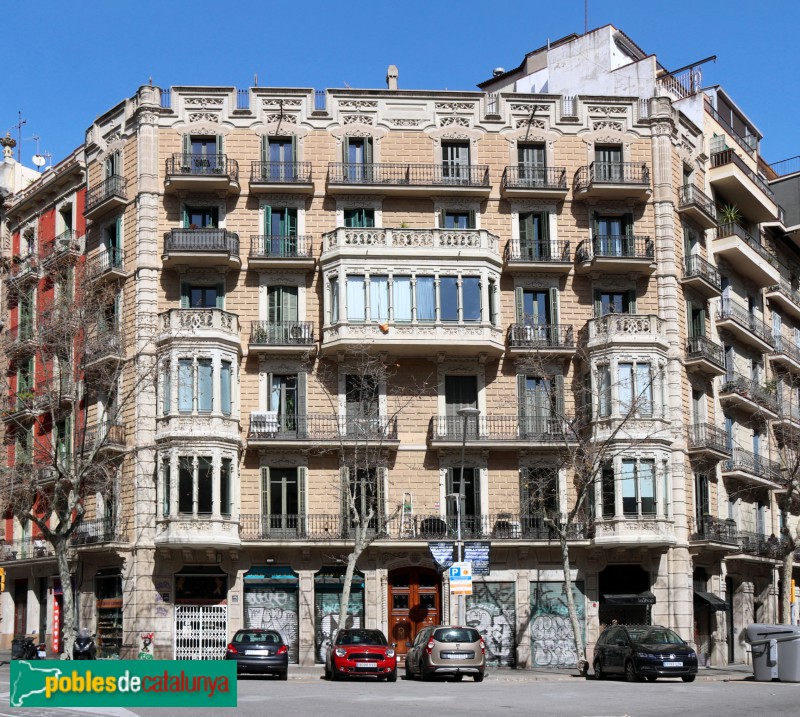 Barcelona - Còrsega, 263 / Enric Granados, 100-102 (Foto: Albert Esteves, 2023) Barcelona - Còrsega, 263 / Enric Granados, 100-102