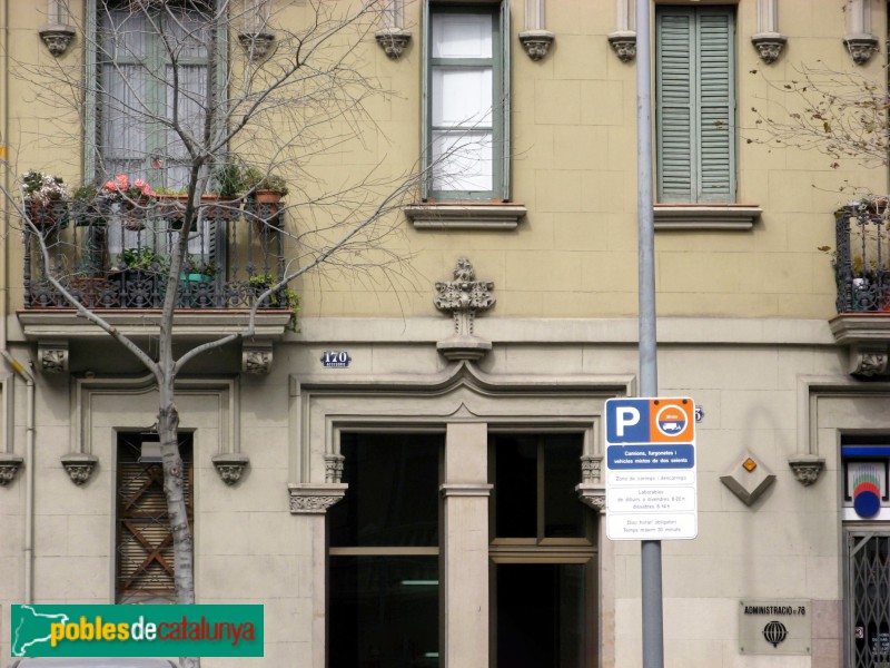 Barcelona - Còrsega, 223 / Muntaner, 170 (Foto: Albert Esteves, 2008) Barcelona - Còrsega, 223 / Muntaner, 170