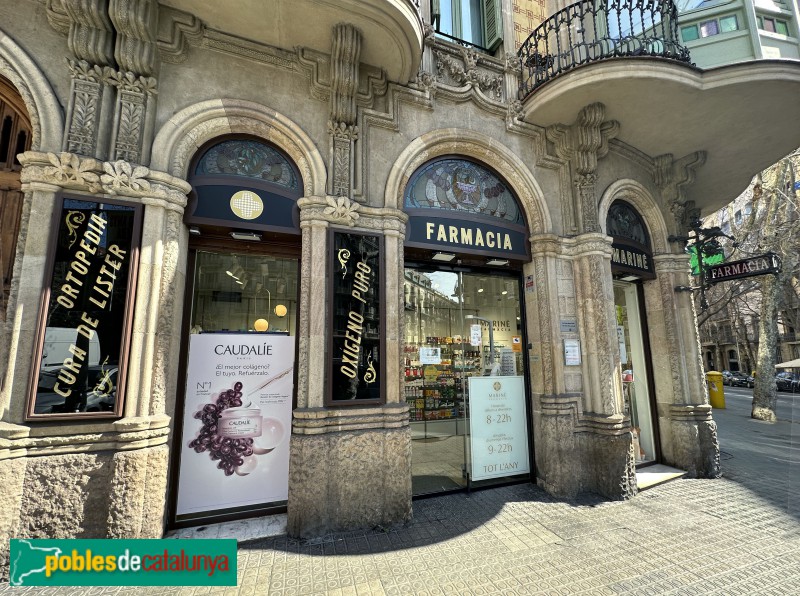 Barcelona - Farmàcia Mariné (Foto: Albert Esteves, 2023) Barcelona - Farmàcia Mariné