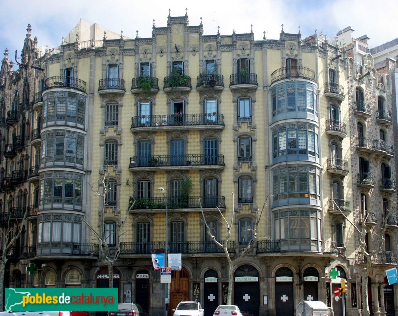 Barcelona - Aribau, 180 / París 180 bis. Abans de la restauració