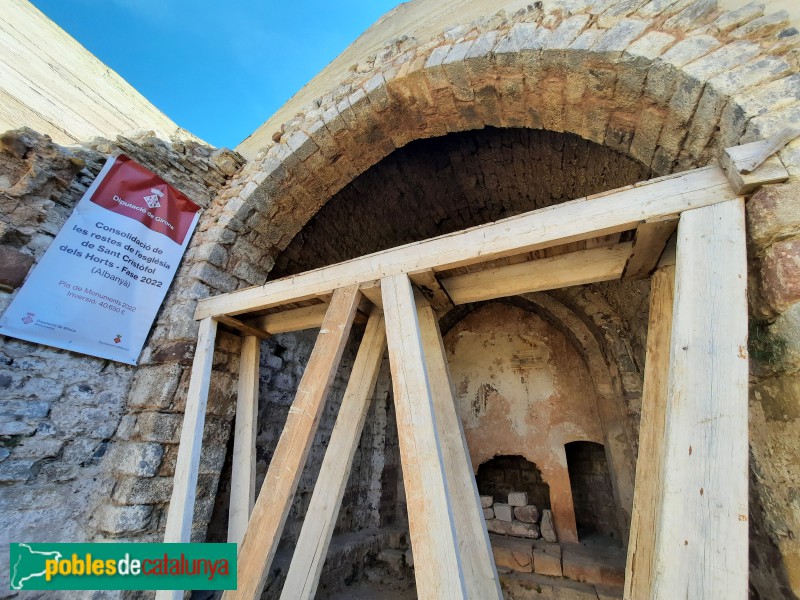 Albanyà - Sant Cristòfol dels Horts (Foto: Ferran Artigas, 2023) Albanyà - Sant Cristòfol dels Horts