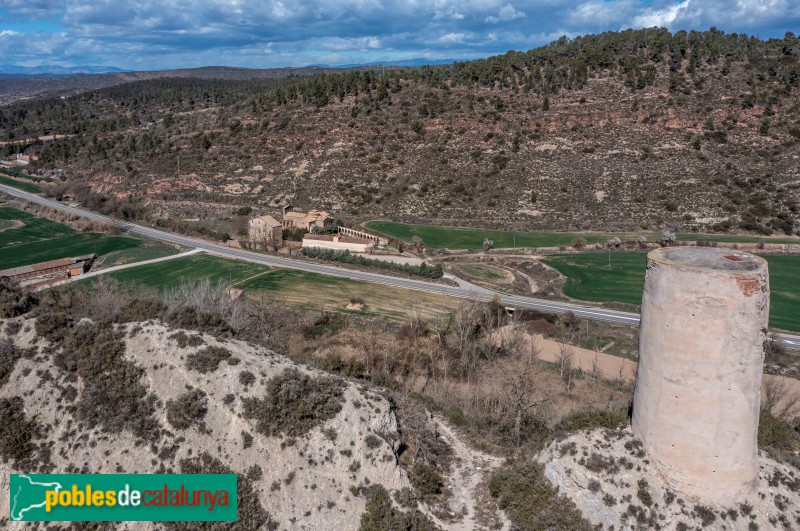 Castellfollit de Riubregós - Torre d'en Balet (Foto: Francesc Vidal-Barraquer) Castellfollit de Riubregós - Torre d'en Balet