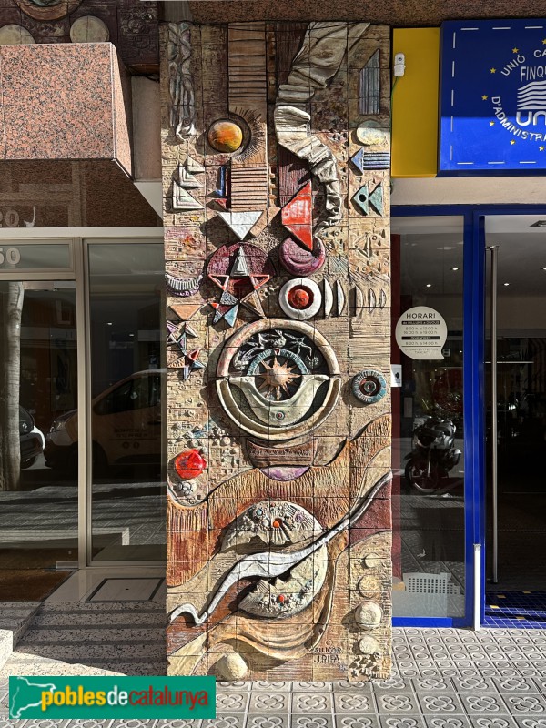 Barcelona - Mosaics del carrer Buenos Aires, 50