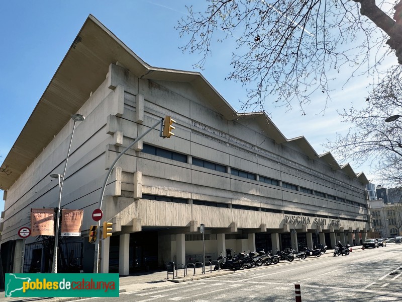 Barcelona - Piscina Sant Jordi (Foto: Albert Esteves, 2023) Barcelona - Piscina Sant Jordi