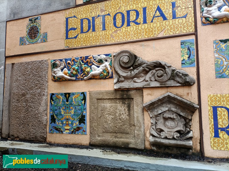 Barcelona - Mural de l'Editorial Sopena (Foto: Anna Corcoll, 2022) Barcelona - Mural de l'Editorial Sopena