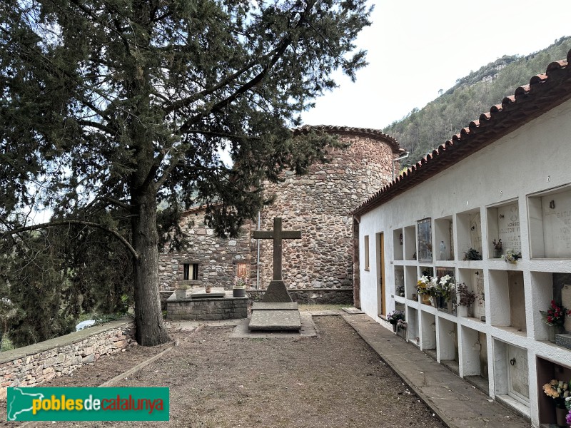 Tagamanent - Església de Santa Eugènia del Congost. Cementiri (Foto: Albert Esteves, 2023) Tagamanent - Església de Santa Eugènia del Congost. Cementiri