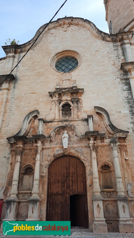 Sarral - Església de Santa Maria (Foto: <i>Vicent Miralles</i>, 2023) Sarral - Església de Santa Maria