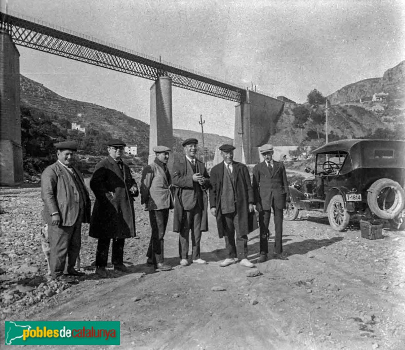 Valls - Pont de les Roixel·les (Picamoixons) (Foto: Josep Vidal i Barraquer, 1920-30) Valls - Pont de les Roixel·les (Picamoixons)