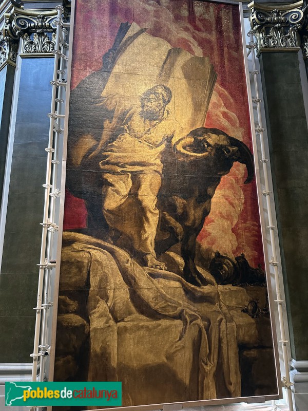 Vic - Catedral. Pintures de Josep M. Sert (anys vint) (Foto: Albert Esteves, 2023) Vic - Catedral. Pintures de Josep M. Sert (anys vint)