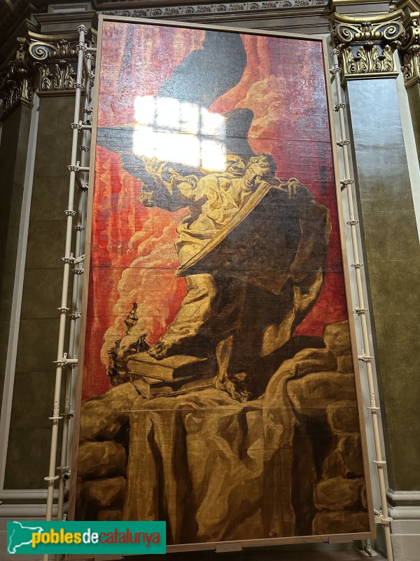 Vic - Catedral. Pintures de Josep M. Sert (anys vint) (Foto: Albert Esteves, 2023) Vic - Catedral. Pintures de Josep M. Sert (anys vint)