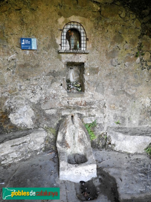 Castellterçol - Font del Prat del Pou (Foto: Valentí Pons, 2023) Castellterçol - Font del Prat del Pou