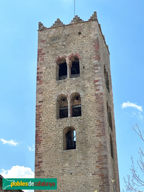 Seva - Església de Santa Maria. Campanar