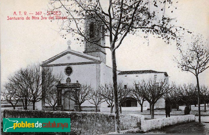 Sitges - Santuari del Vinyet. Postal antiga