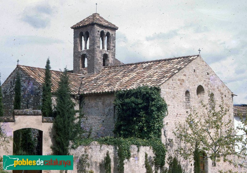 Caldes de Montbui - Sant Sebastià de Montmajor (Foto: Josep Maria Vidal-Barraquer i Marfà, anys 50 segle XX) Caldes de Montbui - Sant Sebastià de Montmajor