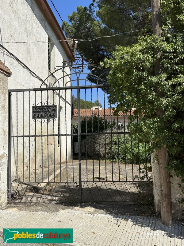 Campins - Rectoria Vella. Tanca de 1924 (Foto: Albert Esteves, 2023) Campins - Rectoria Vella. Tanca de 1924
