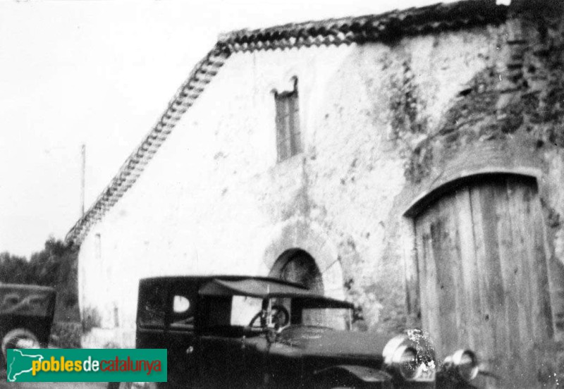 Campins - Rectoria Vella (Foto: Josep Danés - Arxiu del CEC, 1909-1936) Campins - Rectoria Vella