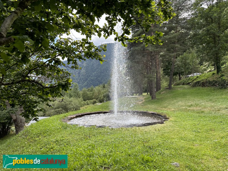 Boí - Caldes de Boí. Fonts i jardins