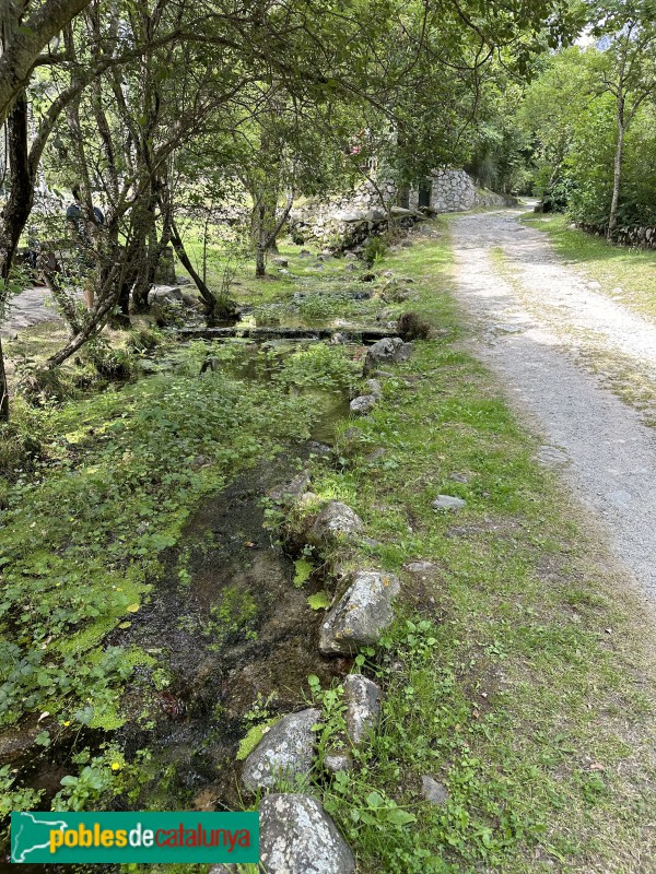 Boí - Caldes de Boí. Fonts i jardins