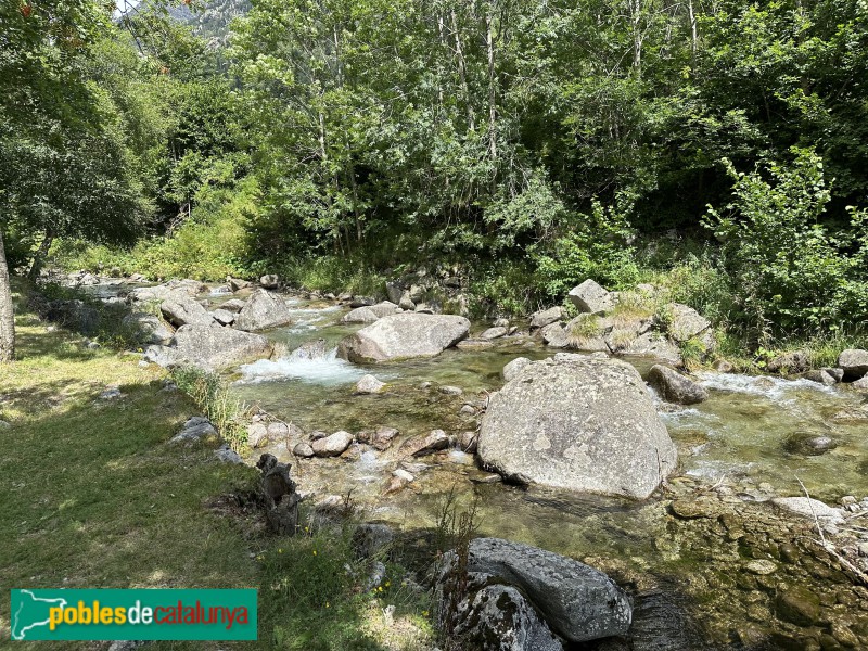 Boí - Caldes de Boí. Fonts i jardins