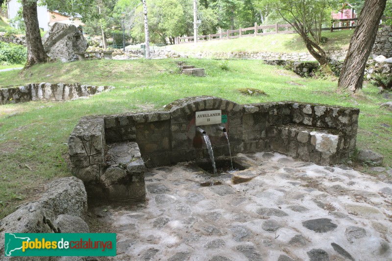 Boí - Caldes de Boí. Font de l'Avellaner II