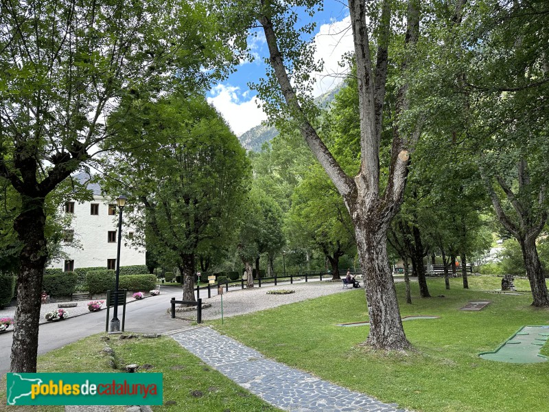 Boí - Caldes de Boí. Fonts i jardins