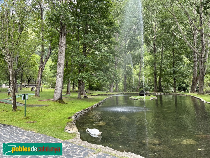 Boí - Caldes de Boí. Fonts i jardins