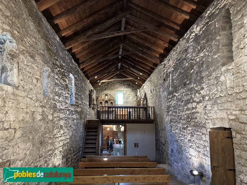 Erill la Vall - Església de Santa Eulàlia. Interior (Foto: Albert Esteves, 2023) Erill la Vall - Església de Santa Eulàlia. Interior
