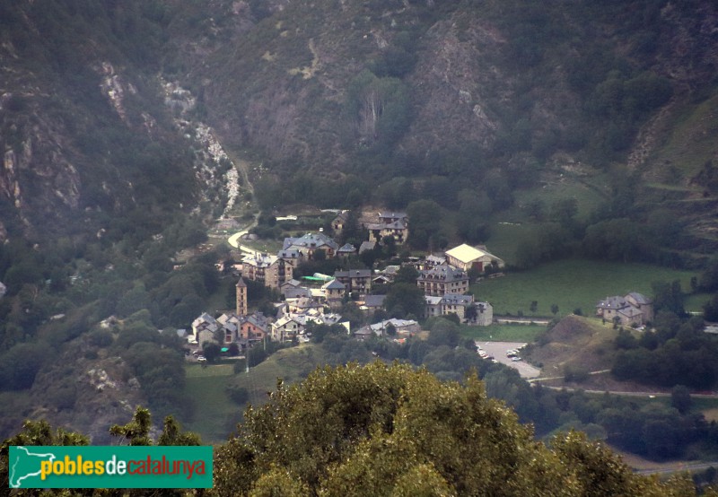 Panoràmica d'Erill la Vall