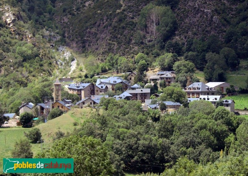 Nucli urbà d'Erill la Vall