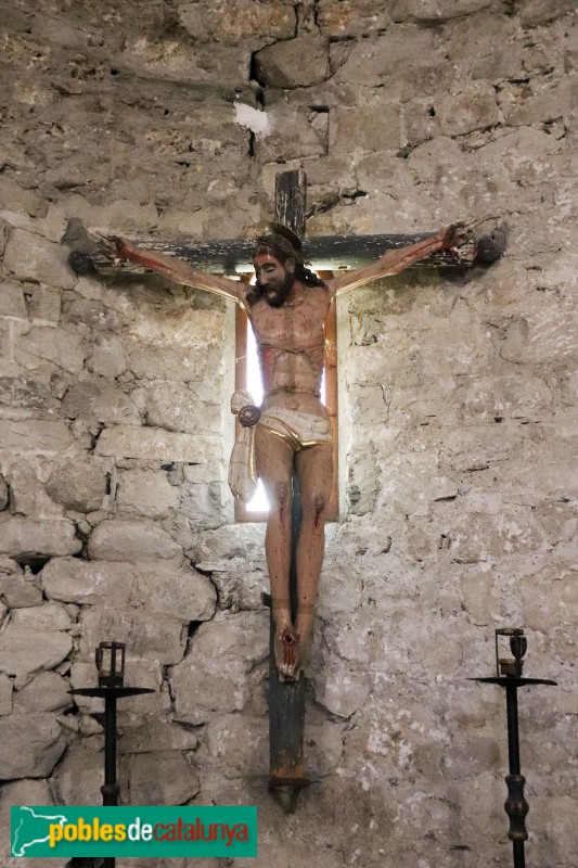 Barruera - Església de Sant Feliu. Crist de la capella dels Dolors