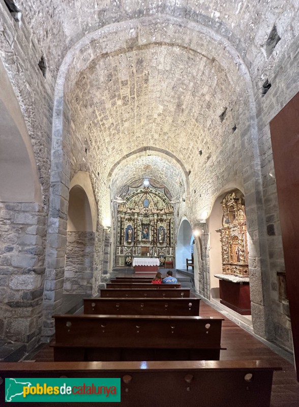 Durro - Església de la Nativitat de la Mare de Déu. Interior (Foto: Albert Esteves, 2023) Durro - Església de la Nativitat de la Mare de Déu. Interior