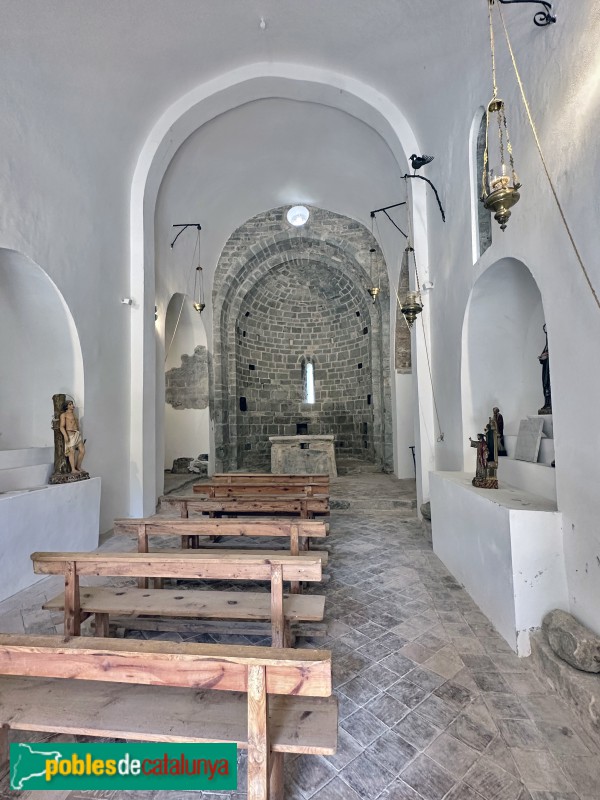 Cóll - Església de Santa Maria. Interior