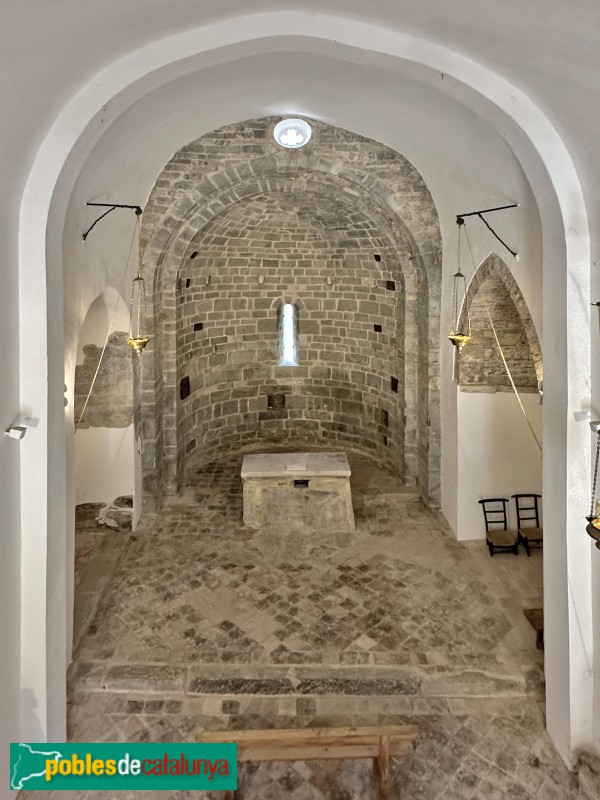 Cóll - Església de Santa Maria. Interior