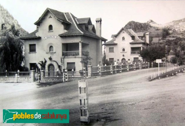 El Pont de Suert - Colònia Enher. Postal antiga