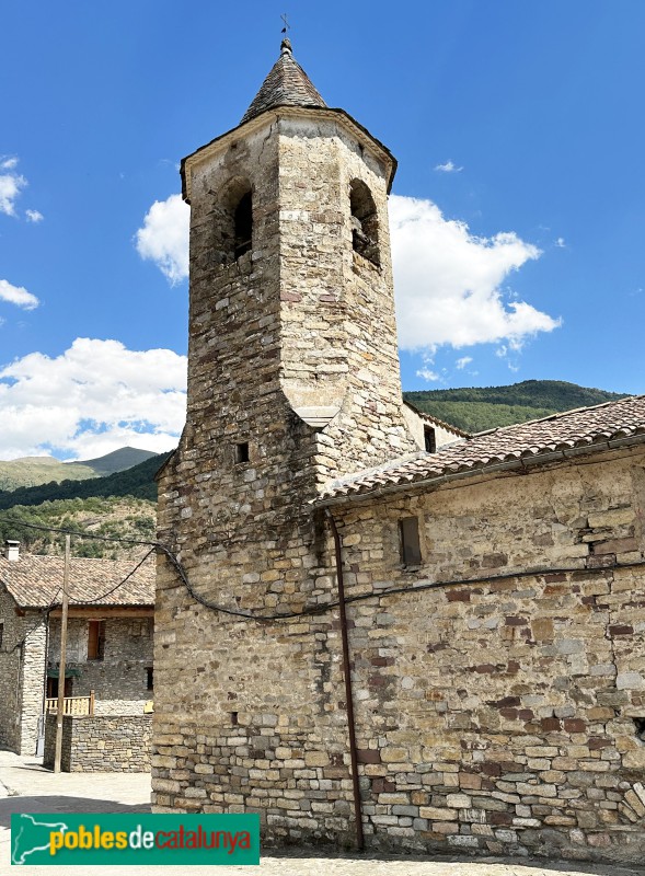 Llesp - Església de Sant Martí (Foto: Albert Esteves, 2023) Llesp - Església de Sant Martí