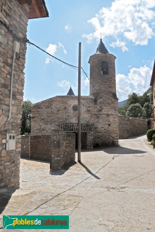 Llesp - Església de Sant Martí (Foto: Albert Esteves, 2023) Llesp - Església de Sant Martí