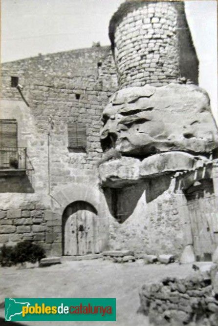 Sant Martí de Riucorb - Castell de Rocafort de Vallbona. Postal antiga