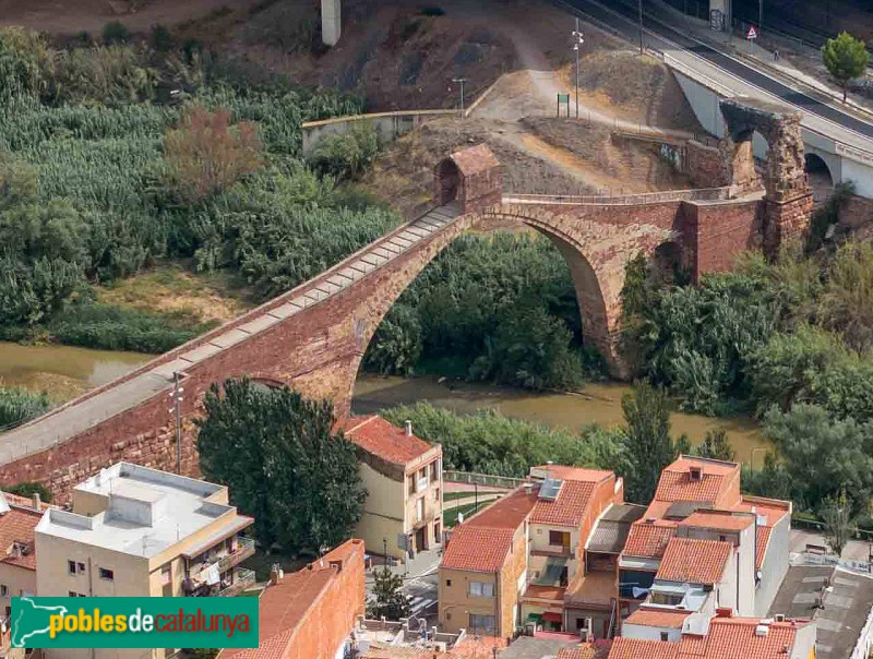 Martorell - Pont del Diable des de la Torre Griminella