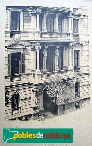 Barcelona - Consell de Cent, 331 (Foto: Arquitectura Moderna de Barcelona, 1897) Barcelona - Consell de Cent, 331