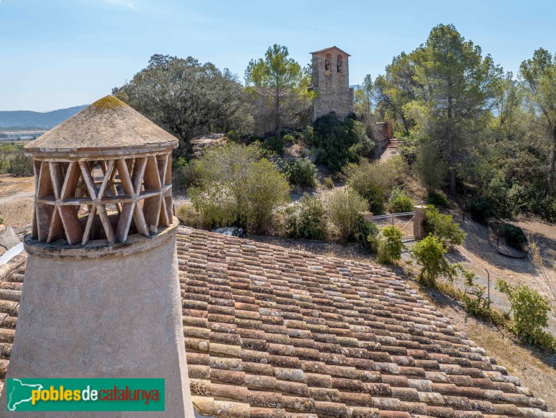 Sant Llorenç d'Hortons - Sant Joan Samora, des de la Casa Gran (Foto: Francesc Vidal-Barraquer, 2023) Sant Llorenç d'Hortons - Sant Joan Samora, des de la Casa Gran