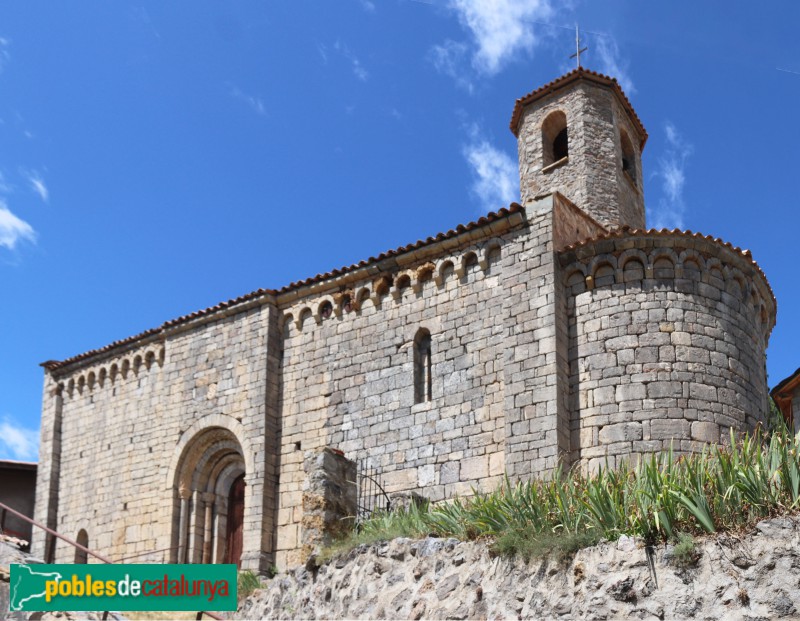 Viu de Llevata - Església de Santa Maria (Foto: Albert Esteves, 2023) Viu de Llevata - Església de Santa Maria