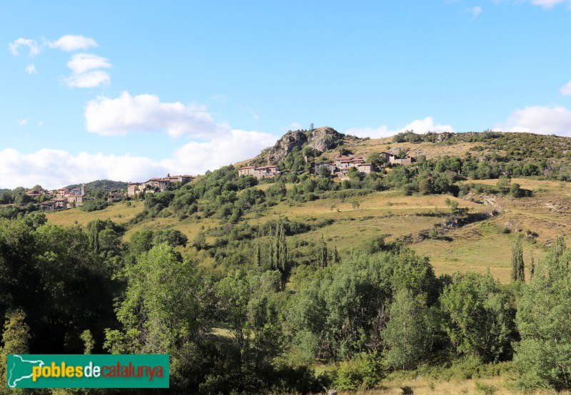 Viu de Llevata - Turó on hi havia el castell