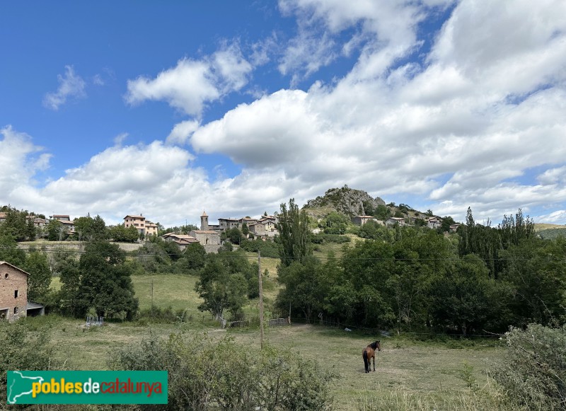 Panoràmica de Viu de Llevata (Foto: Albert Esteves, 2023) Panoràmica de Viu de Llevata