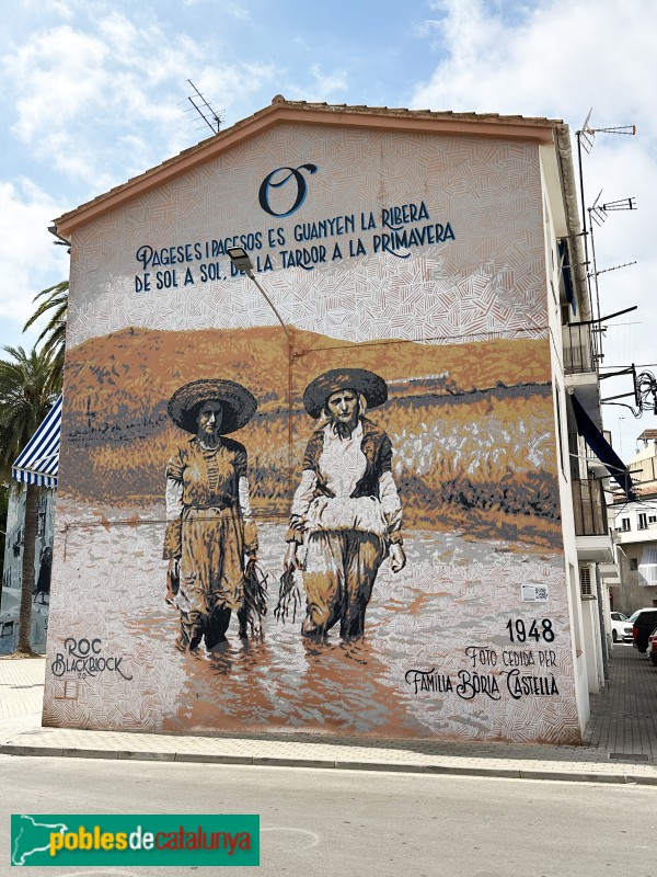 La Ràpita - Mural <i>Les Birbadores</i>