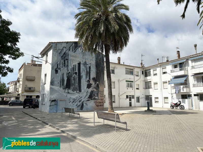 La Ràpita - Mural <i>Les Remendadores</i>