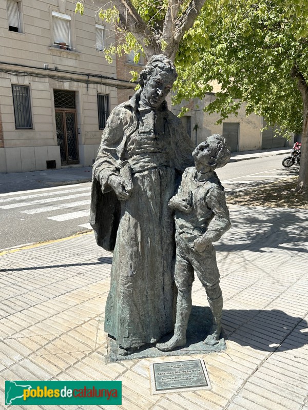 Mollerussa - Monument a Sant Joan B. de la Salle