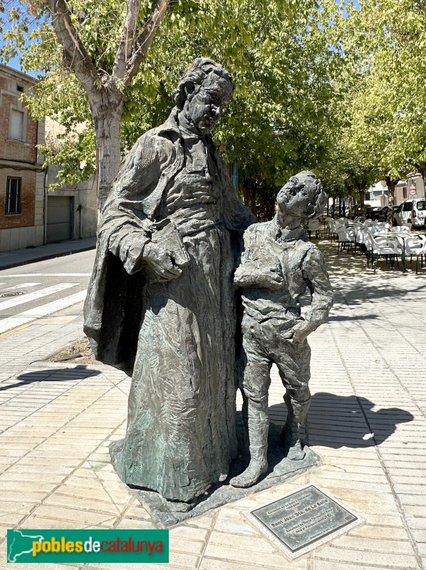 Mollerussa - Monument a Sant Joan B. de la Salle
