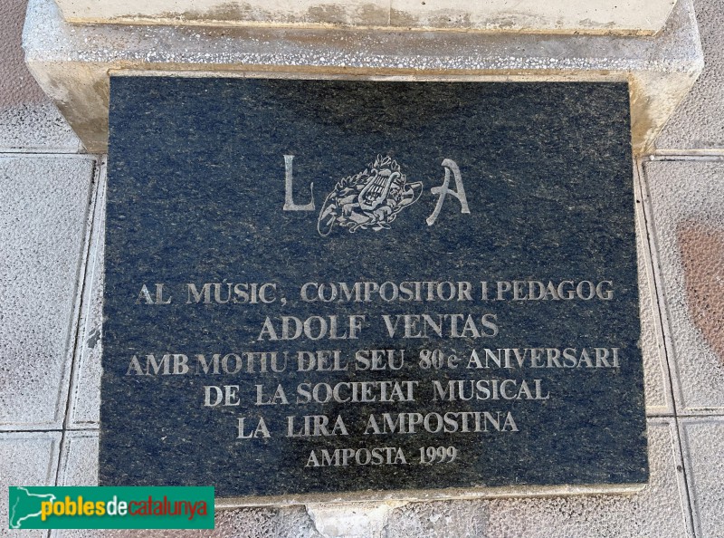 Amposta - Monument a Adolf Ventas