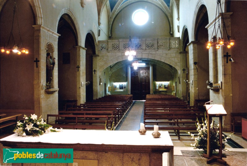 Castellbisbal - Església de Sant Vicenç. Interior